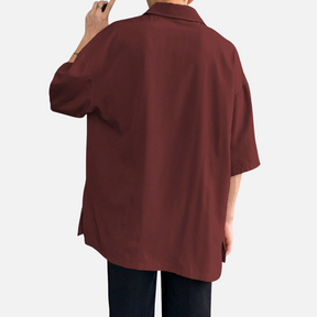 Avero AV66 – Camisa Casual Oversize para Hombre