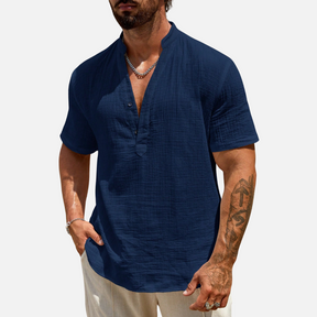 Avero AV88 – Camisa Popover Relaxed Fit para Hombre
