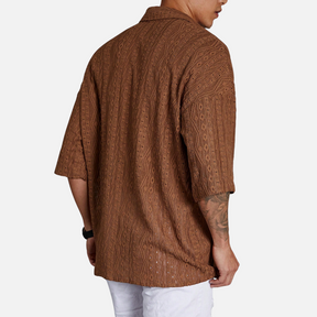 Avero AV19 – Camisa Casual Oversize para Hombre