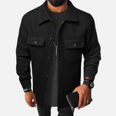 Campera Masculina Abotonada – Estilo Clásico con Toque Contemporáneo