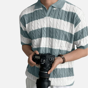 Avero AV73 – Polo Rayado para Hombre